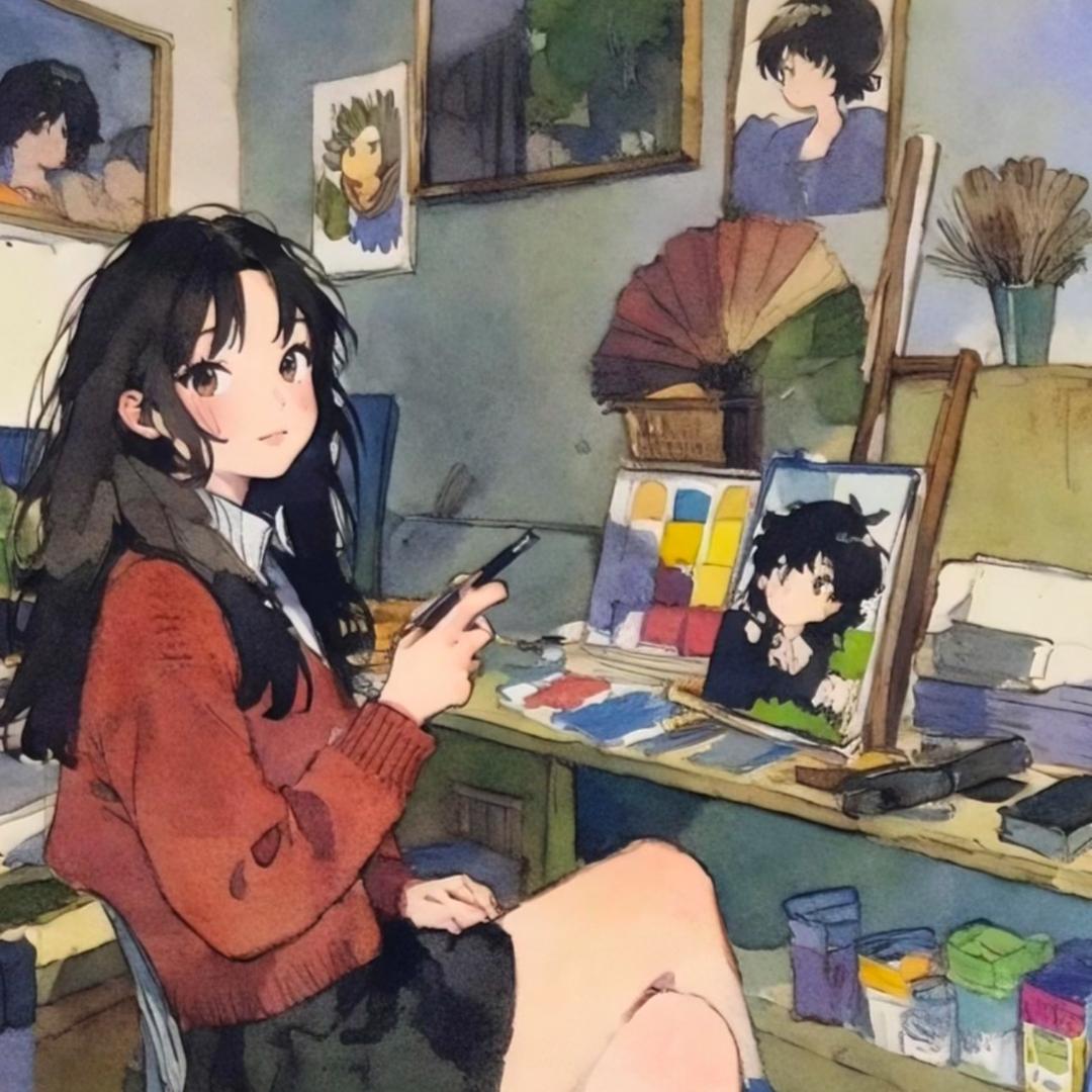 向上美术（学画画找我）