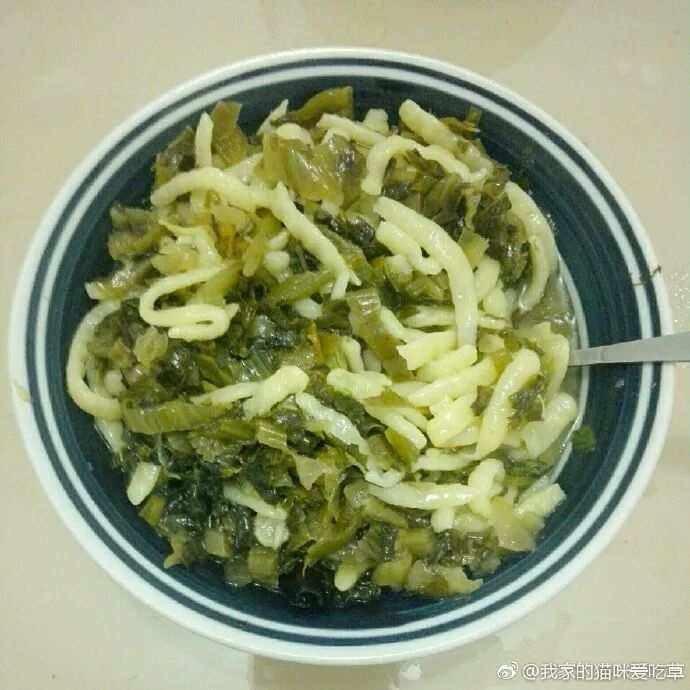 酸菜抿圪斗