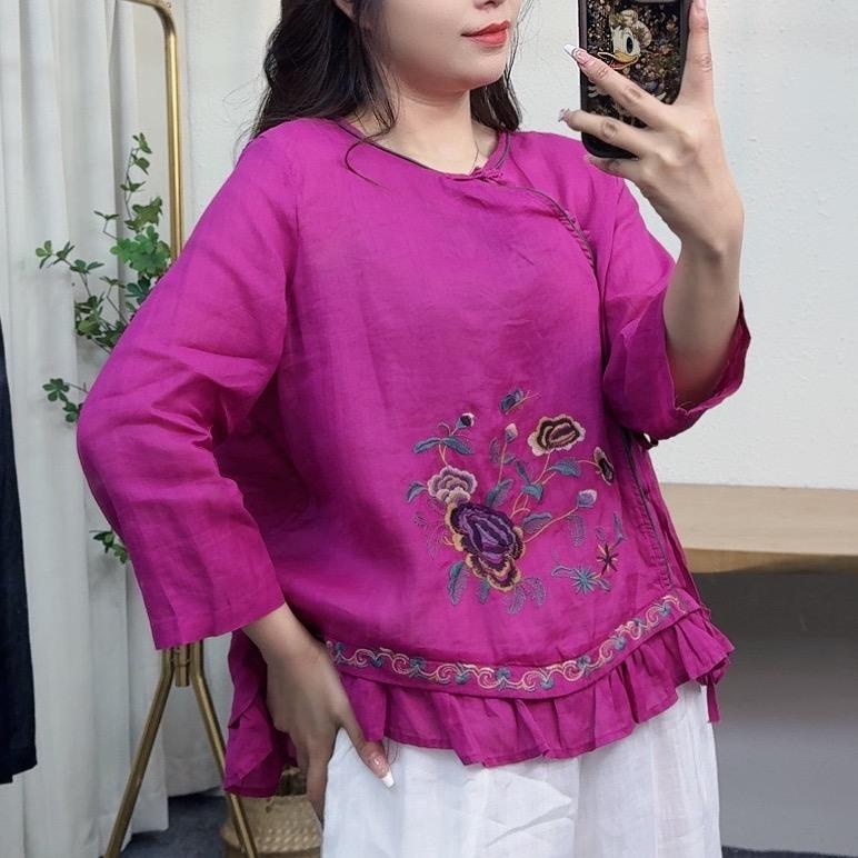 花吉素棉麻女装