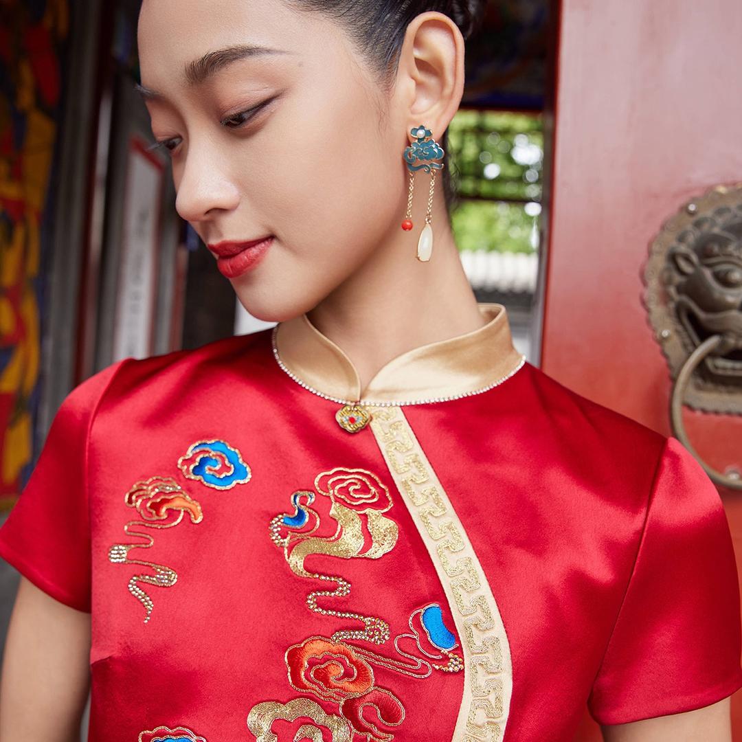 成都朱紫褕喜婆婆装喜妈妈装