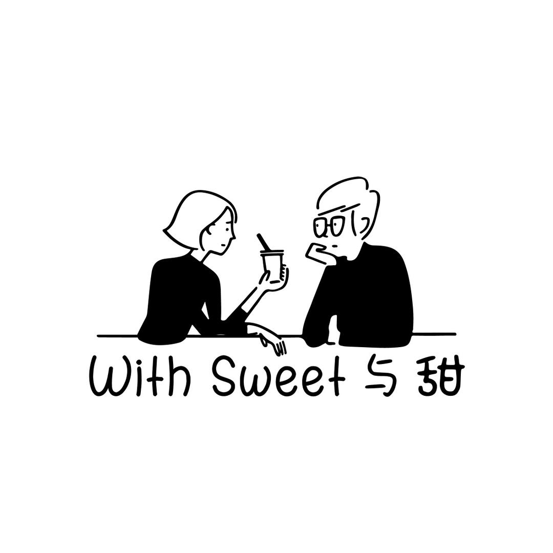 与甜咖啡