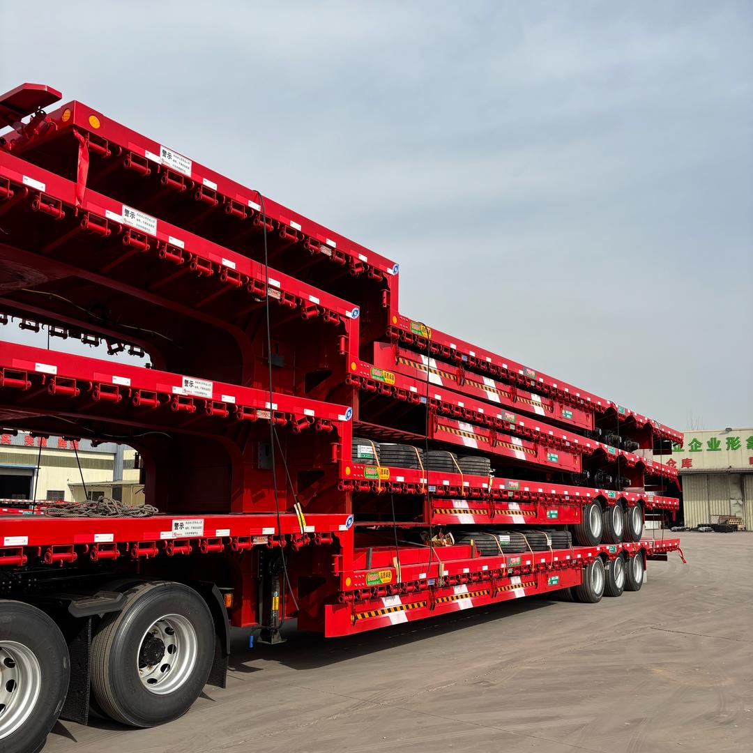 后桥滑动挂车骨架集装箱(李广辉)