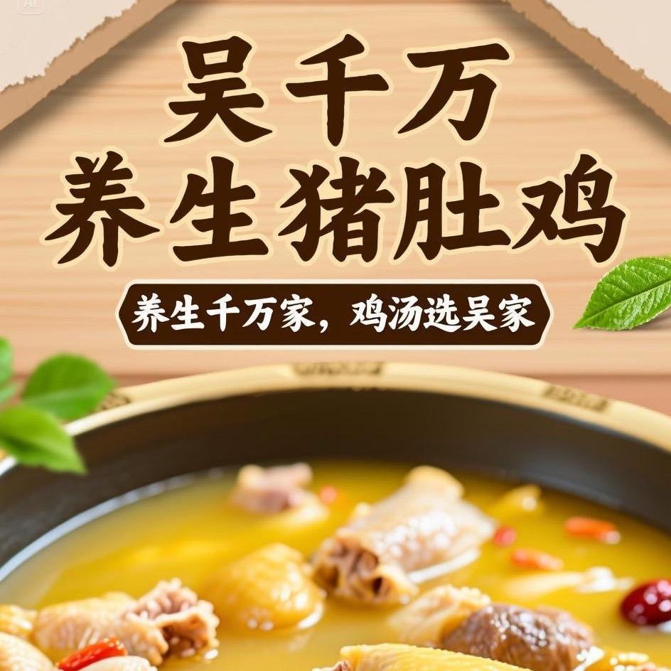 吴千万养生猪肚鸡