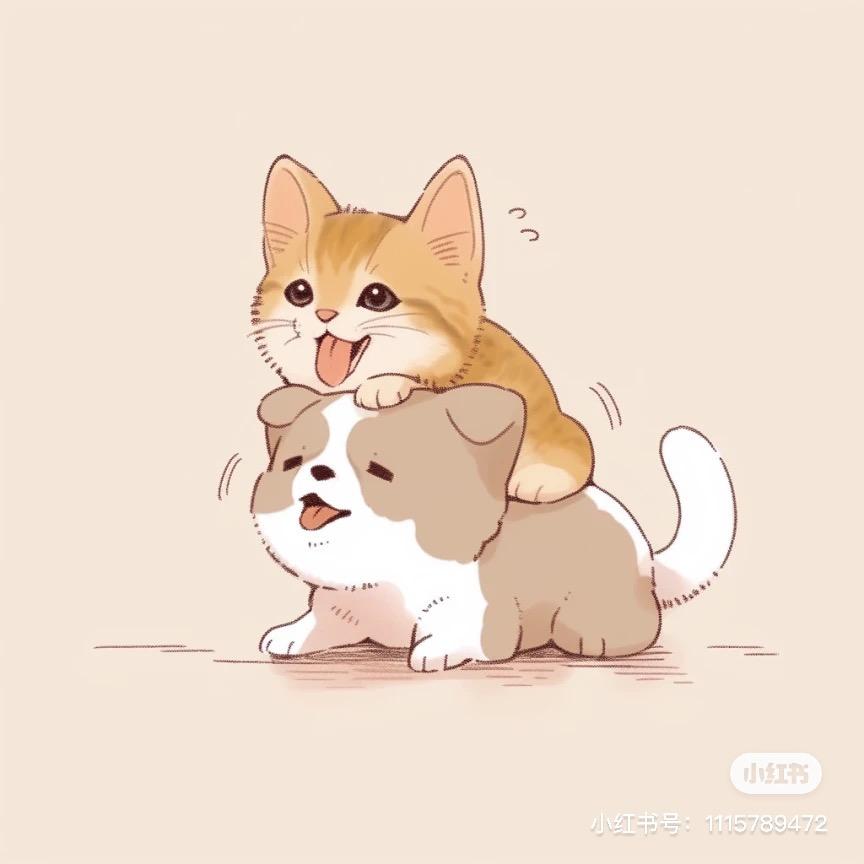 大喵与小汪