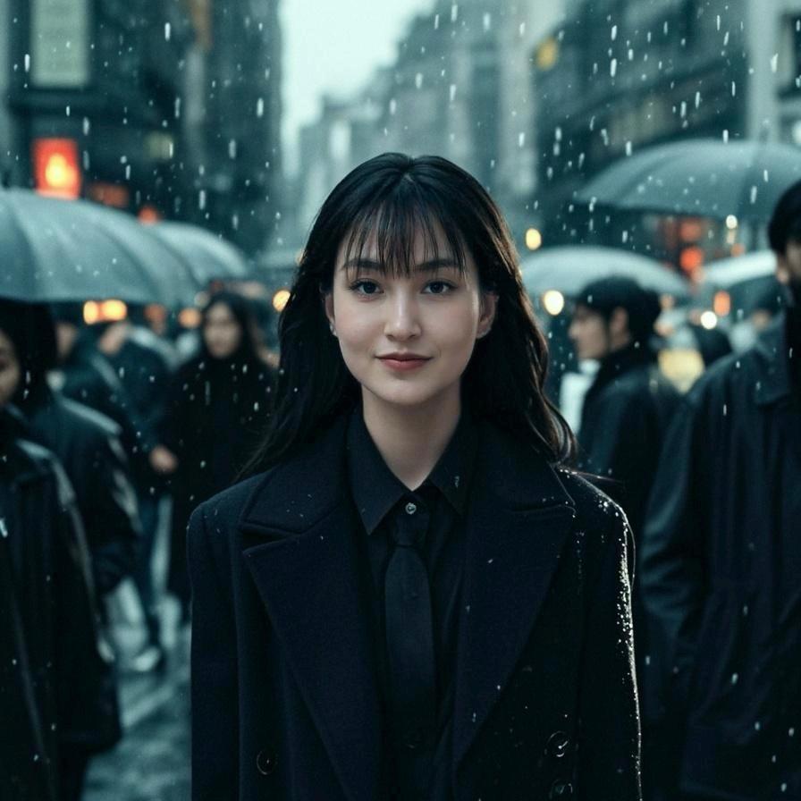 mi然