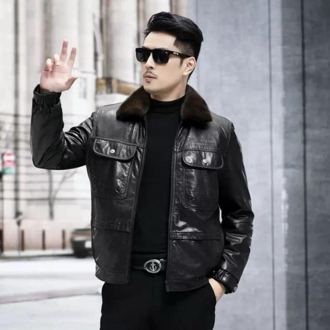 海宁男士皮衣店