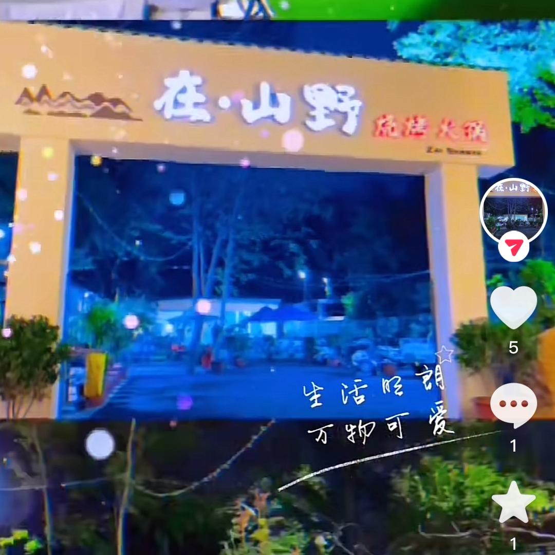 在山野烧烤火锅