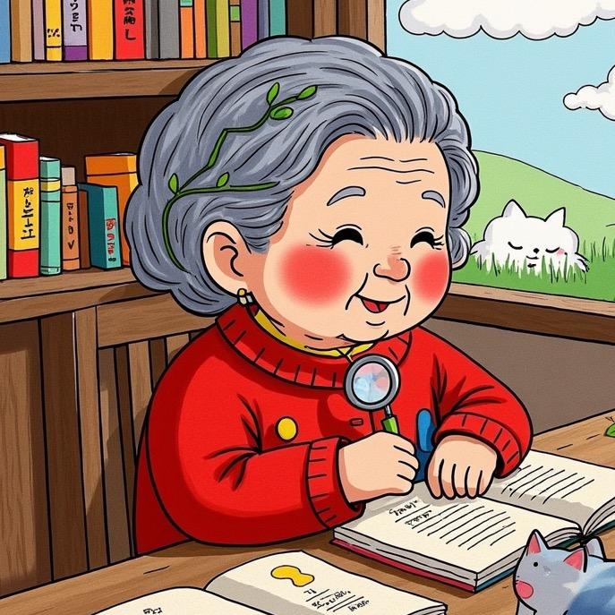 花奶奶治愈画
