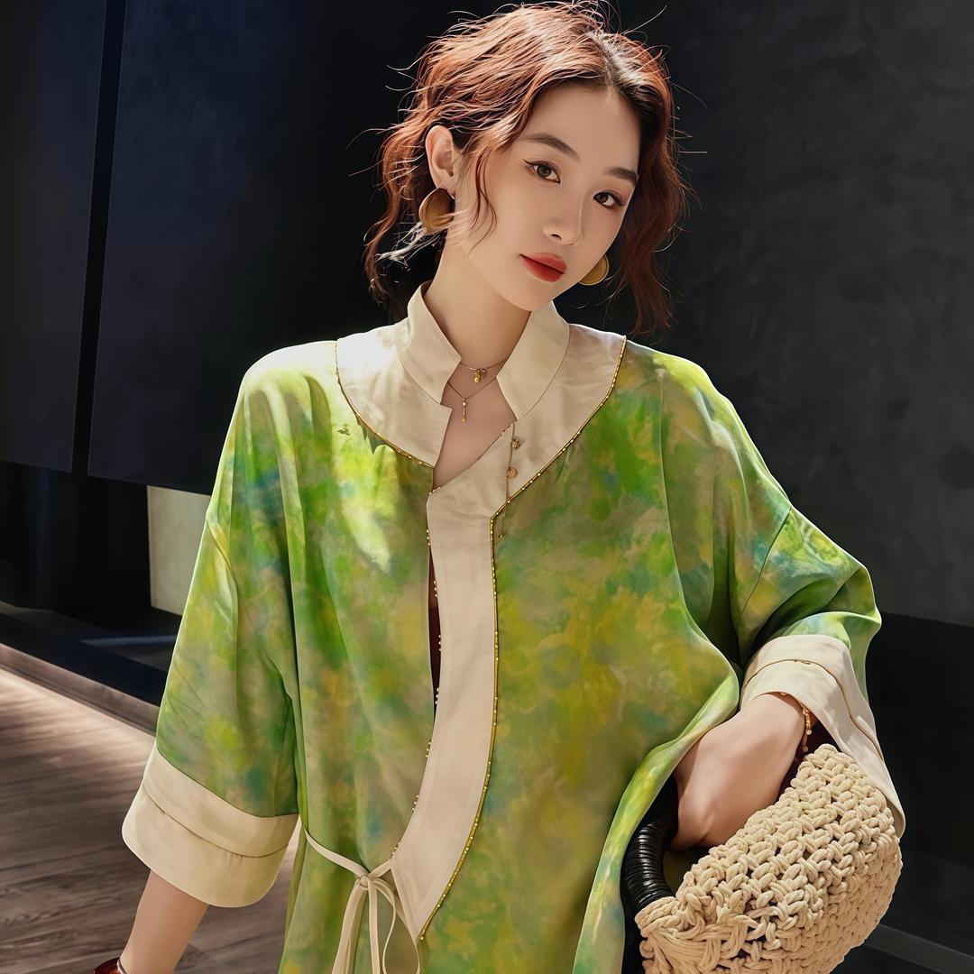 三吉黑花（国风穿搭)