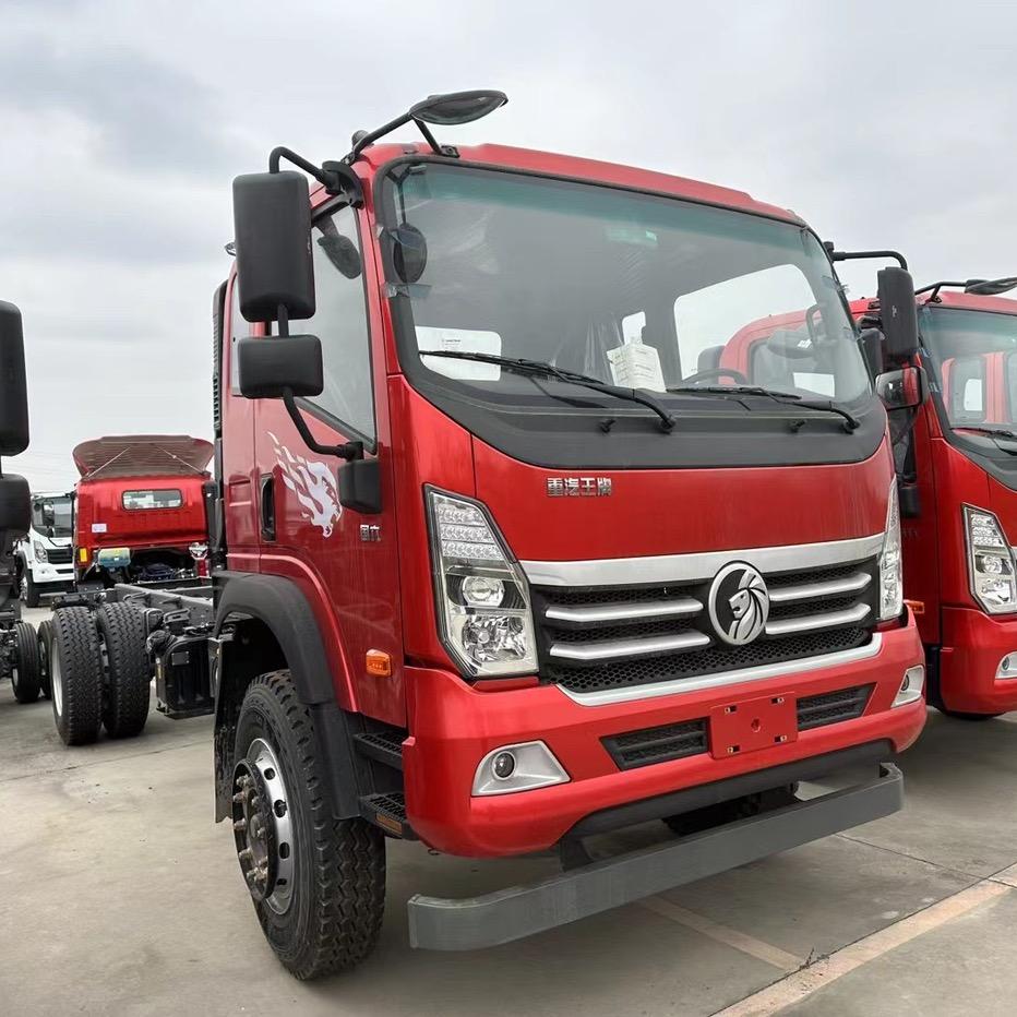 重汽王牌，4米2仓栏，平板，工程自卸