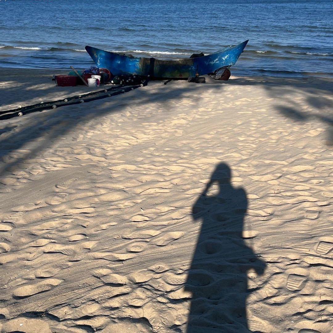 我在