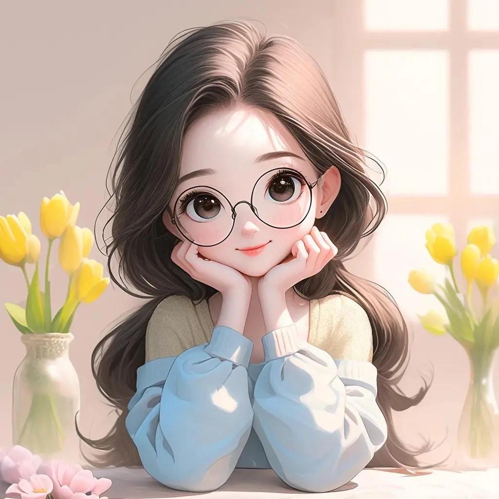 黑白键上的柳叶妹头像
