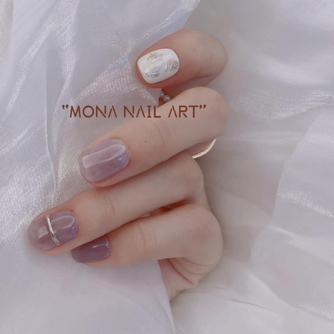 Mona深夜穿戴甲拆拆乐