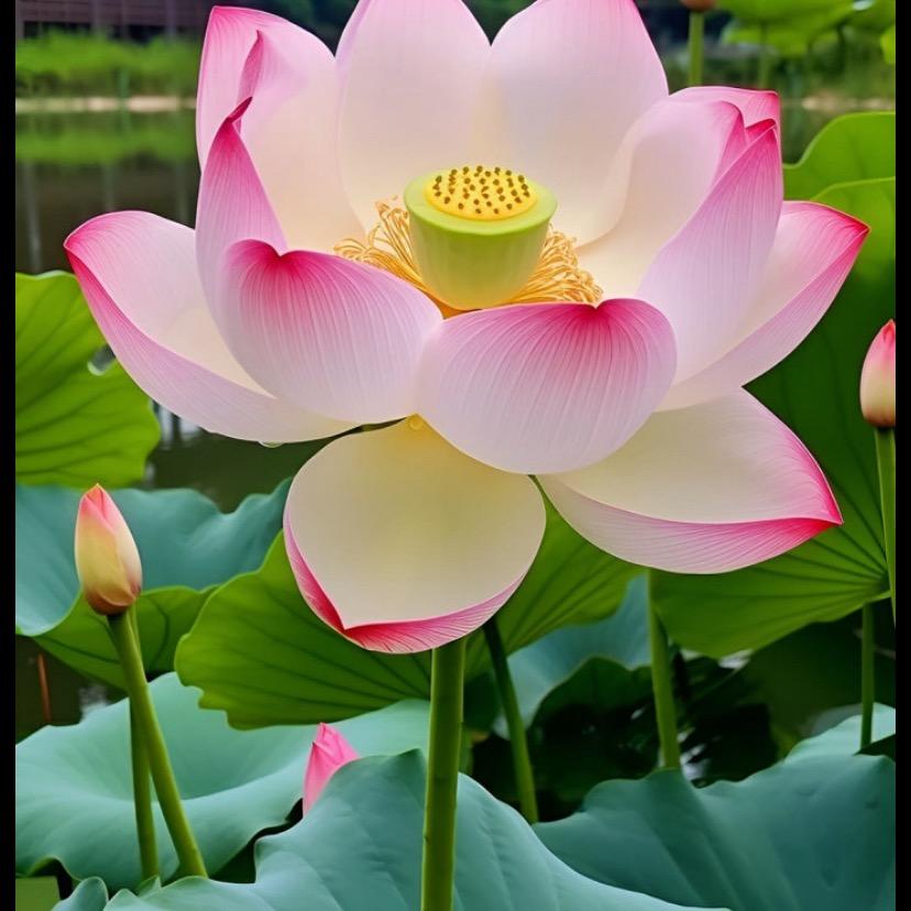莲影摇风