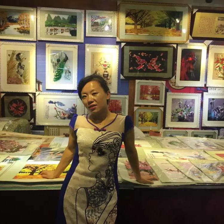 你绣好的十字绣成品