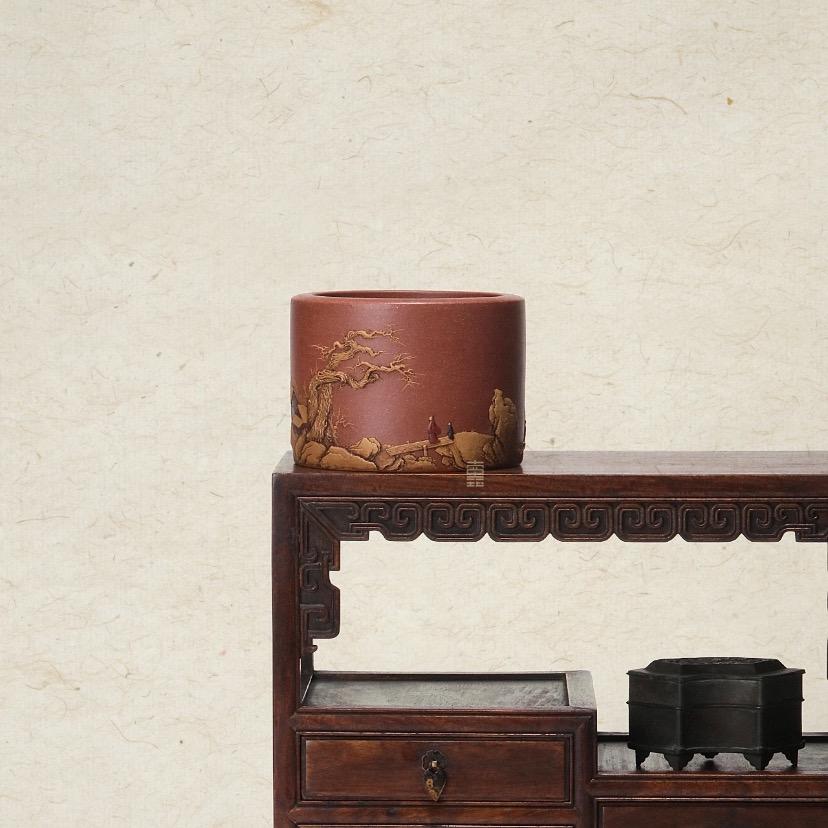 一笛清风（周峰传统泥绘）