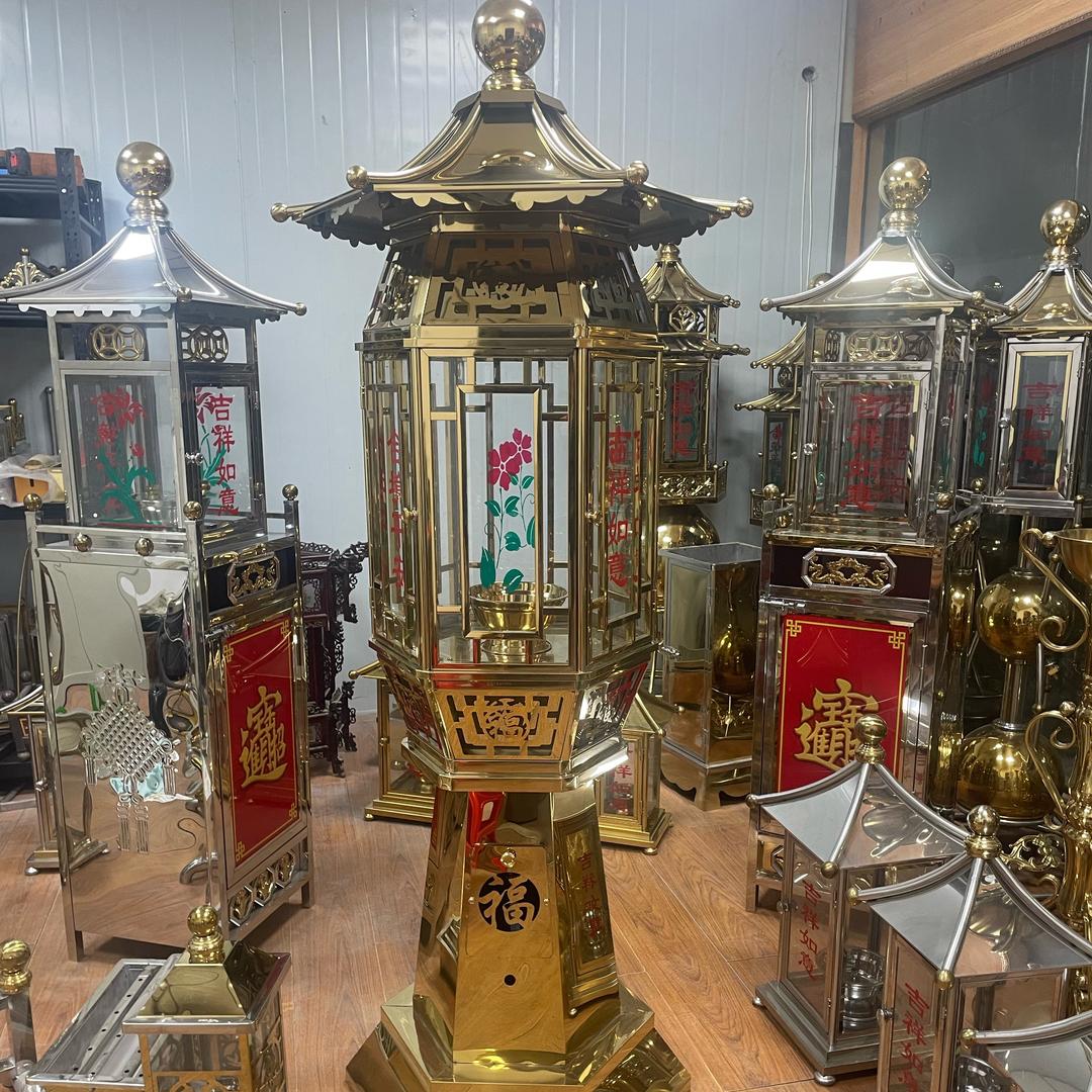 华盛不锈钢添油灯工厂
