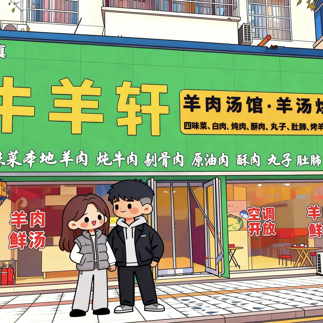 牛羊轩羊肉鲜汤