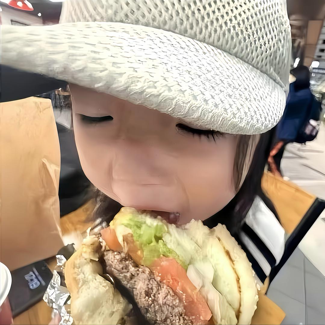 帅到被肘击的汉堡