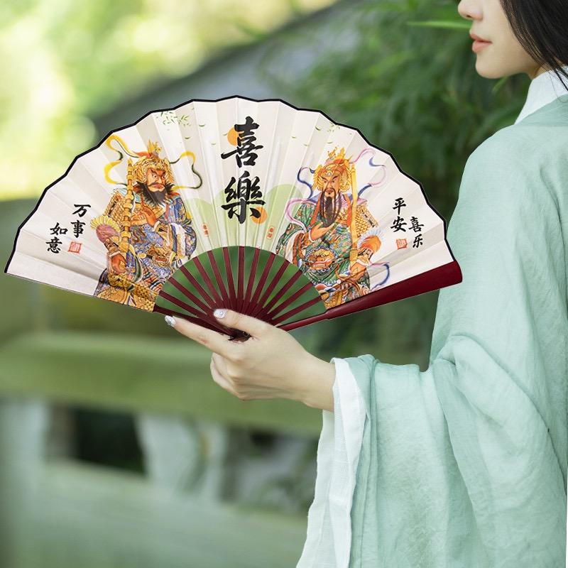 汉吉福非遗门神扇