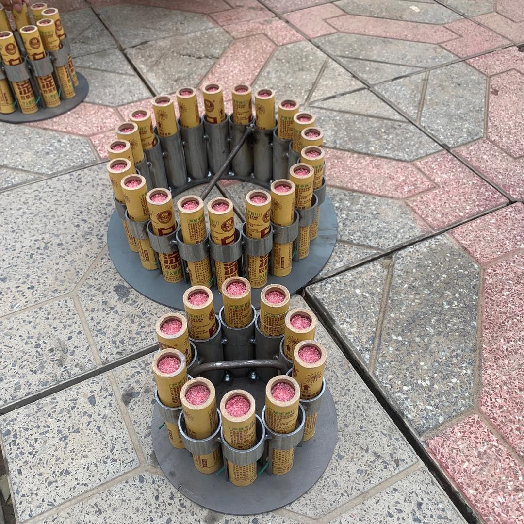 二踢脚双响炮发射器