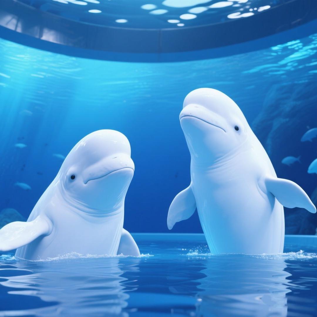 临沂极地白鲸双宝