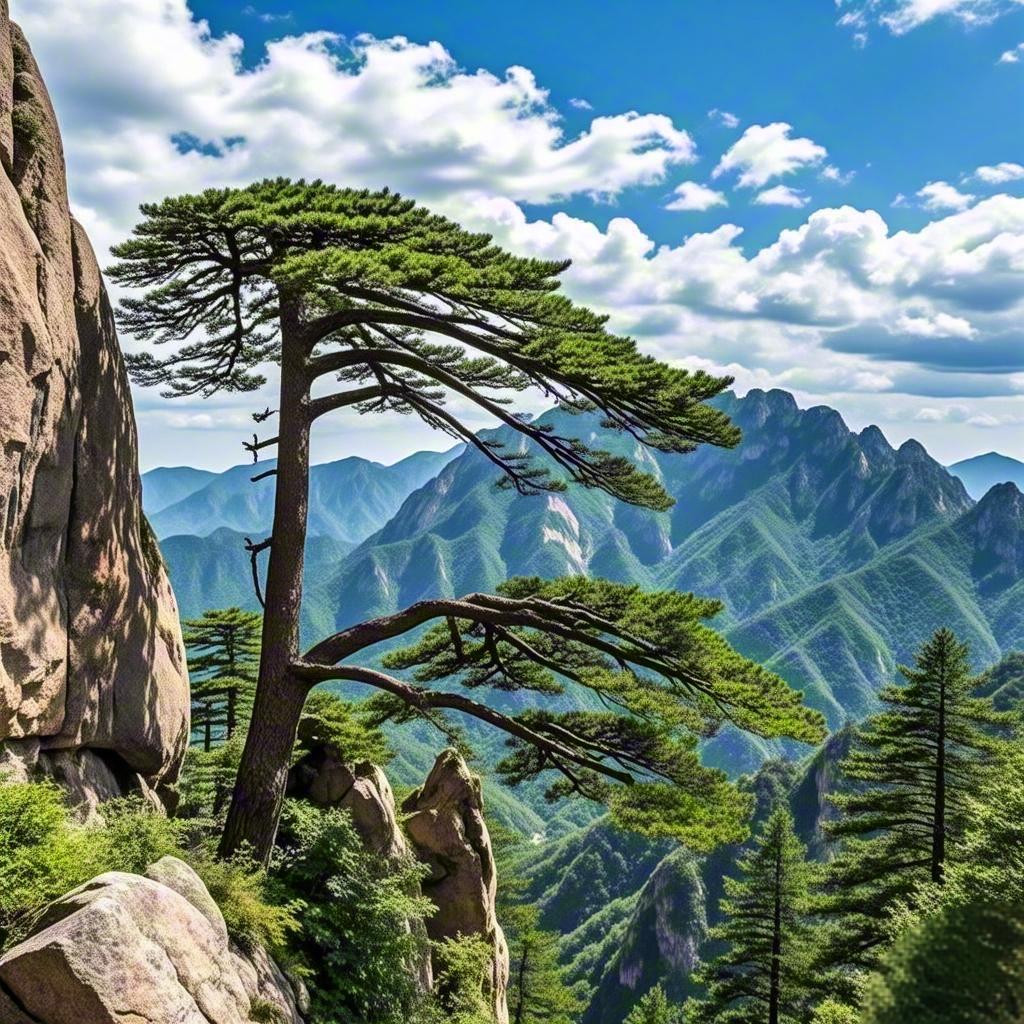 五台山-迎客松祈福