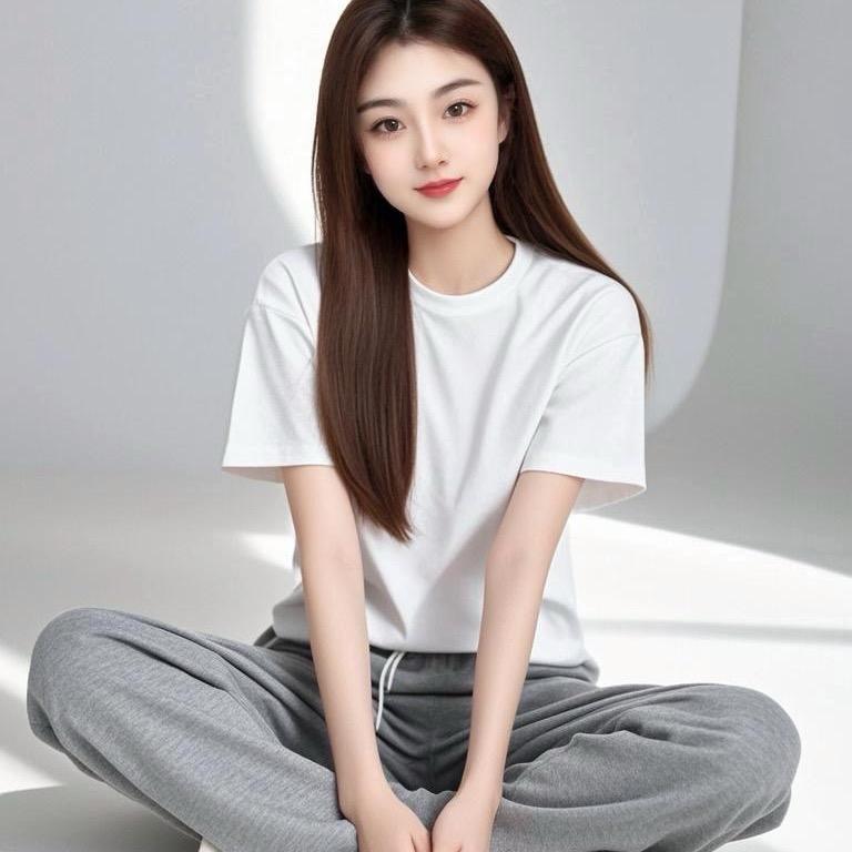 背带裤女孩