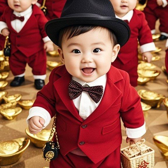 福宝宝祝你好运连连