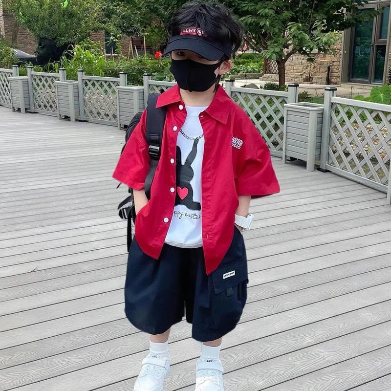 小格子日韩童装