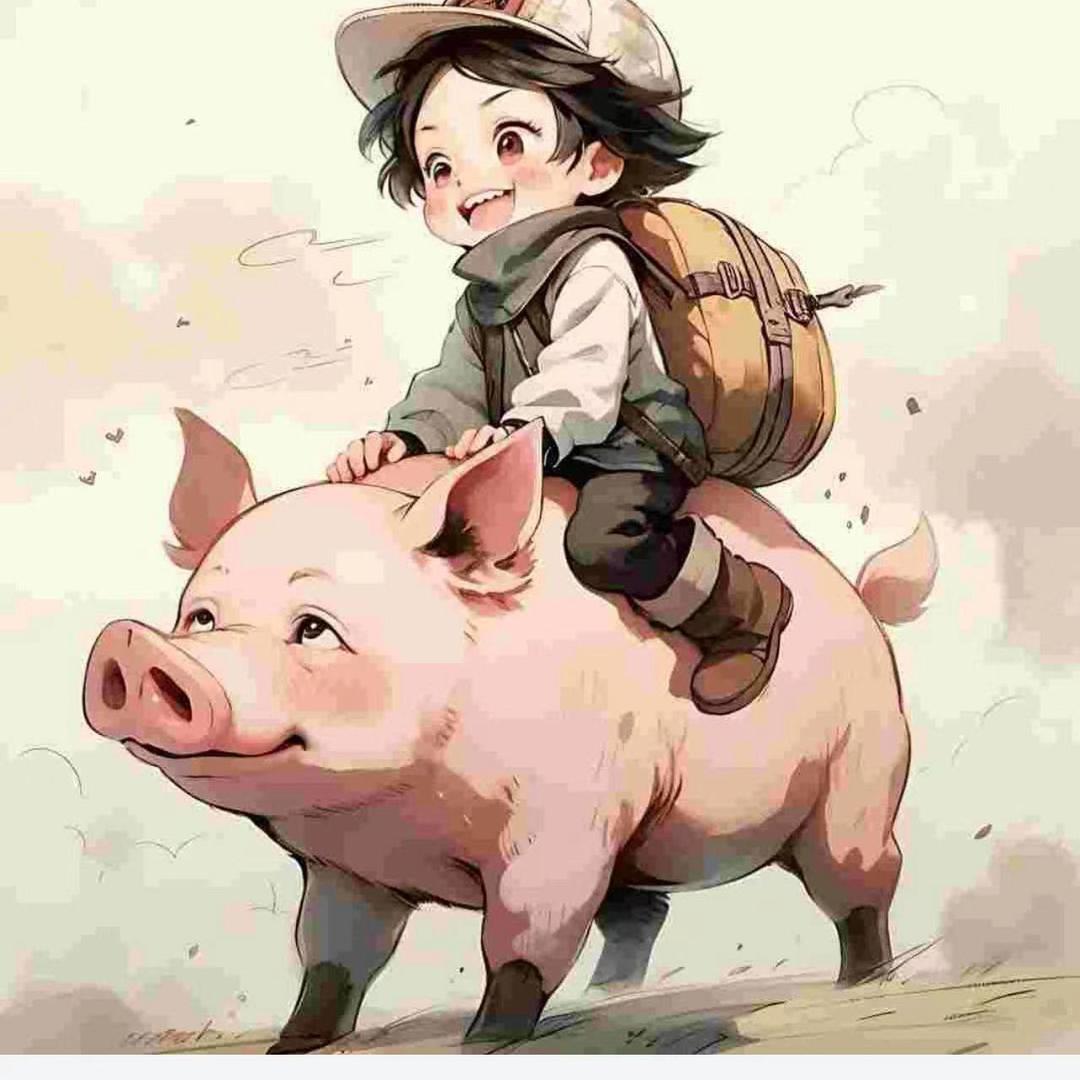 生态猪小罗