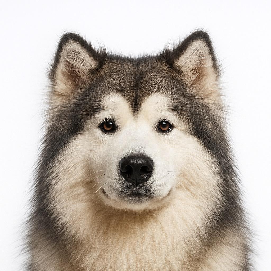 拉雪橇的小路虎.