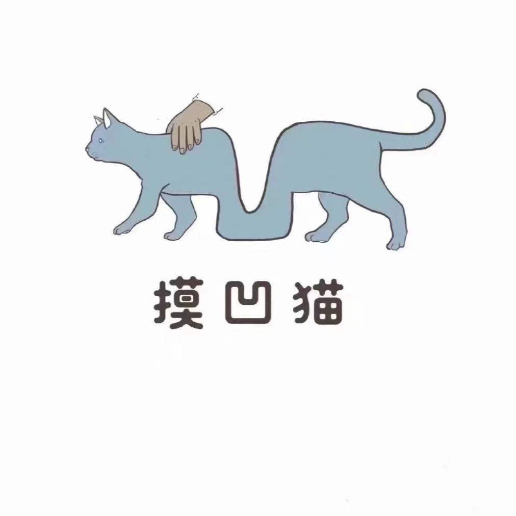 窝有一只摸凹猫
