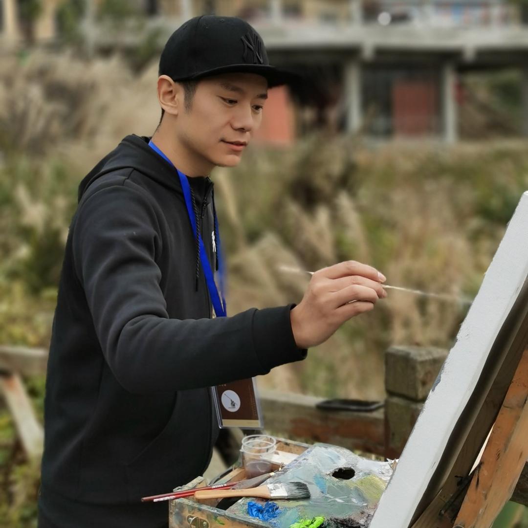 王峰手绘油画