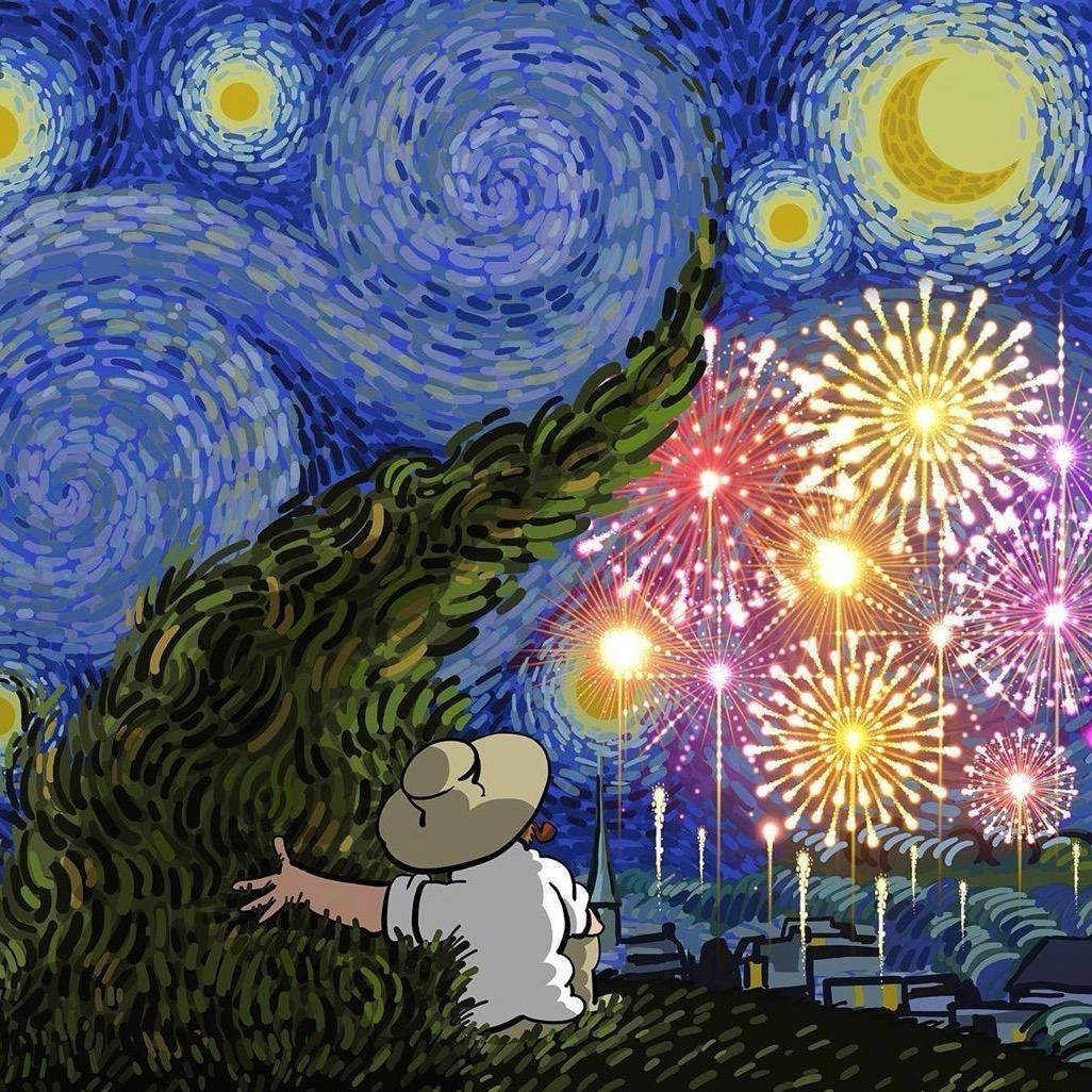 五光十色里摇曳✨