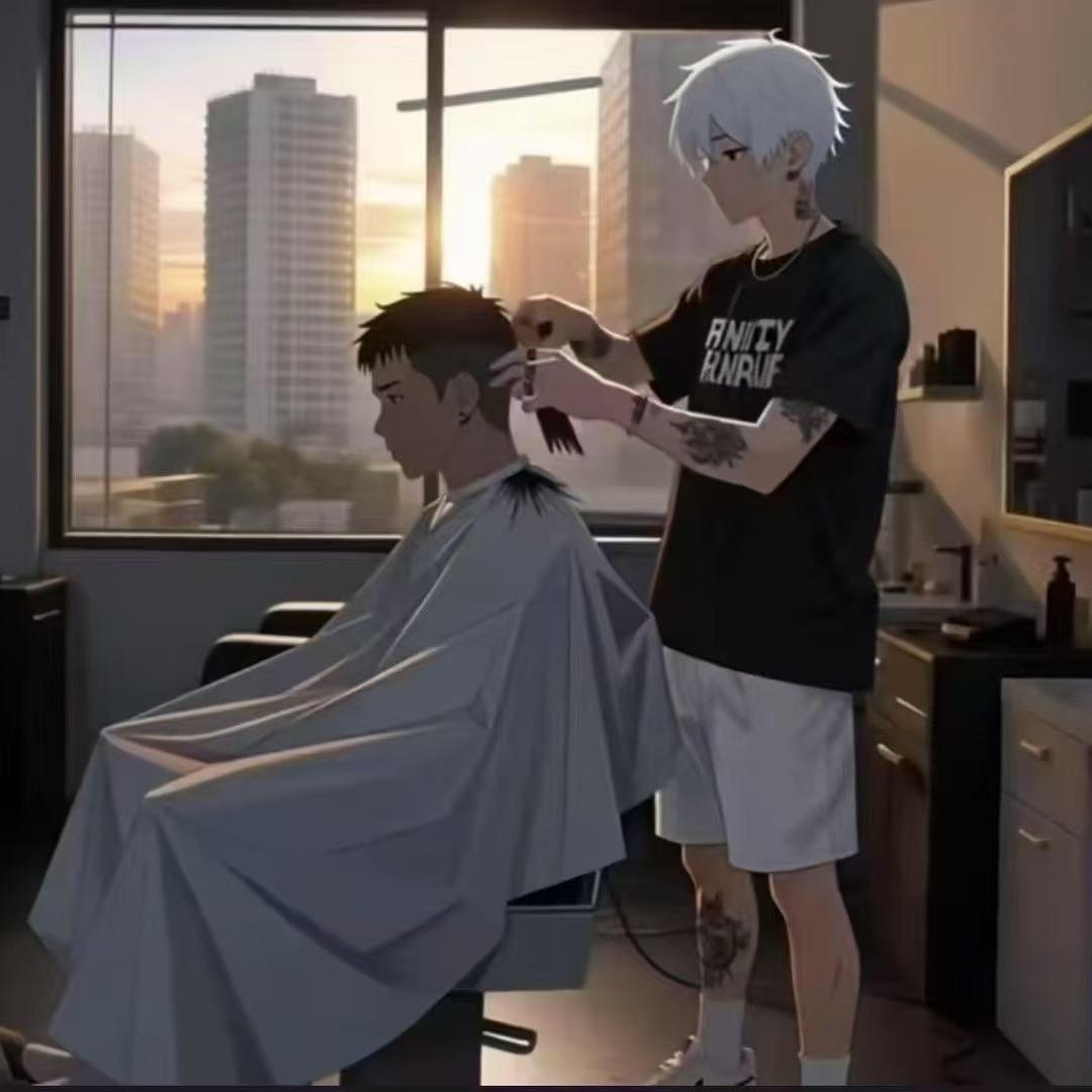 米东男发梓轩的剪发日记📔