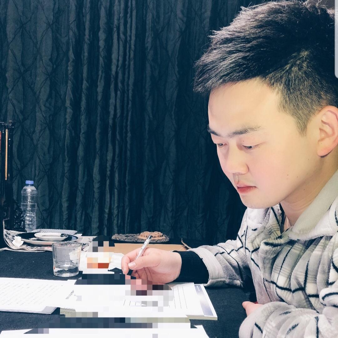 七彩书法罗老师