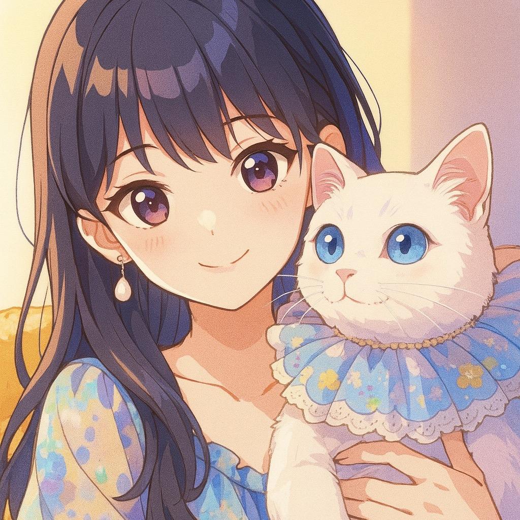 蓝宝和小团子