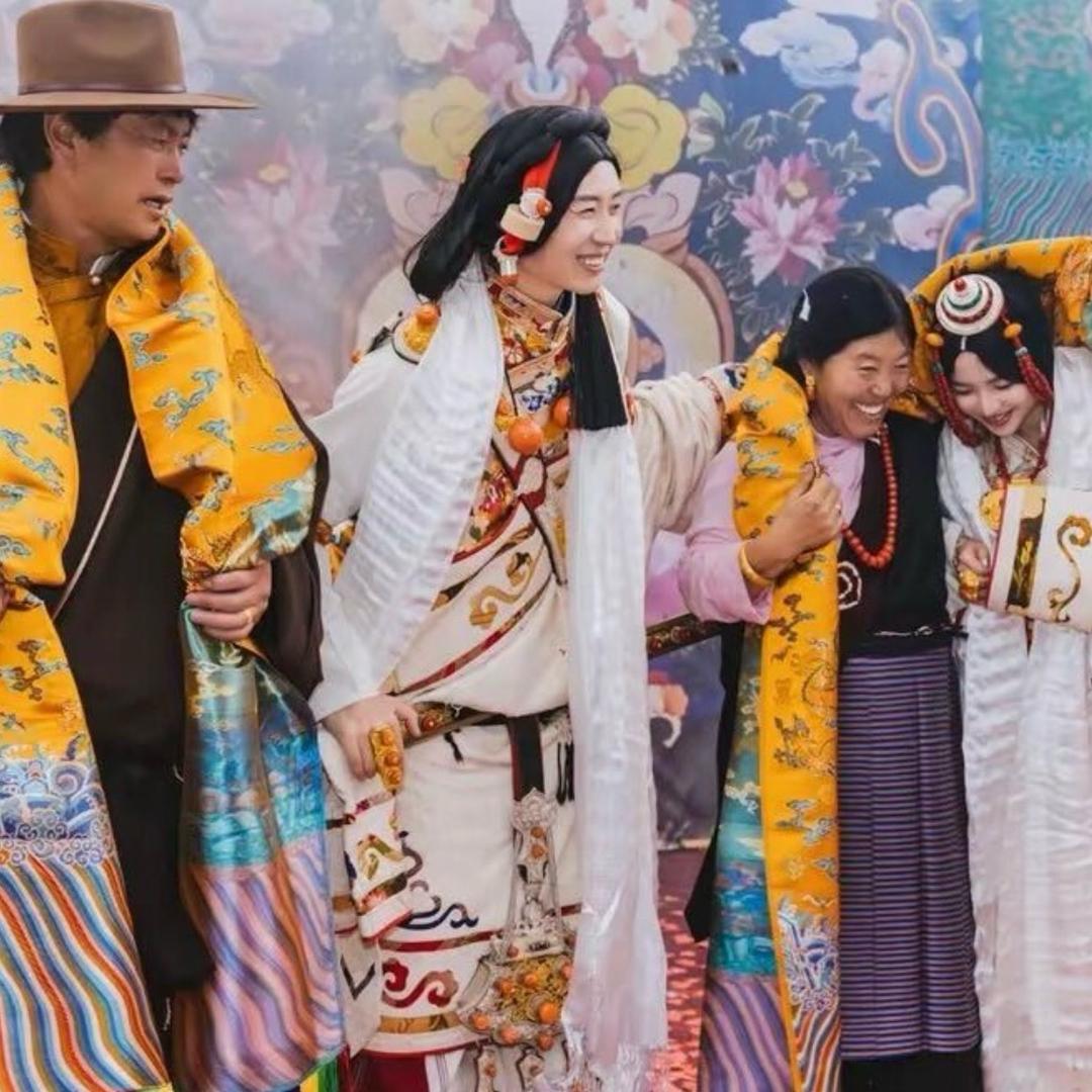 藏汉夫妇曲拥惠惠一家