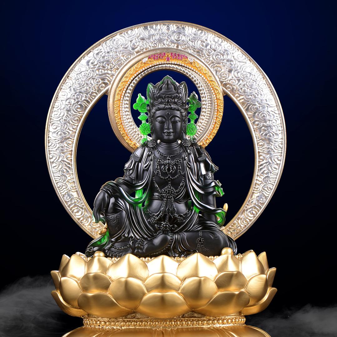 娜年翠玉墨翠（红尘刻玉雕艺术）