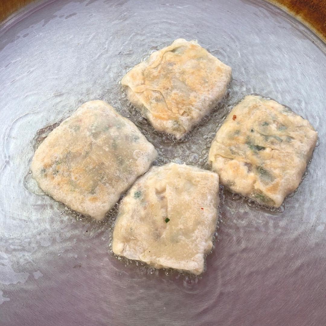 豆付兄妹豆腐肉饼