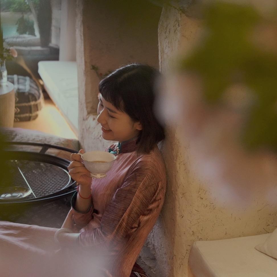 掸茶少女茶文化