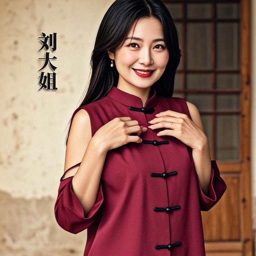 刘大姐穿搭