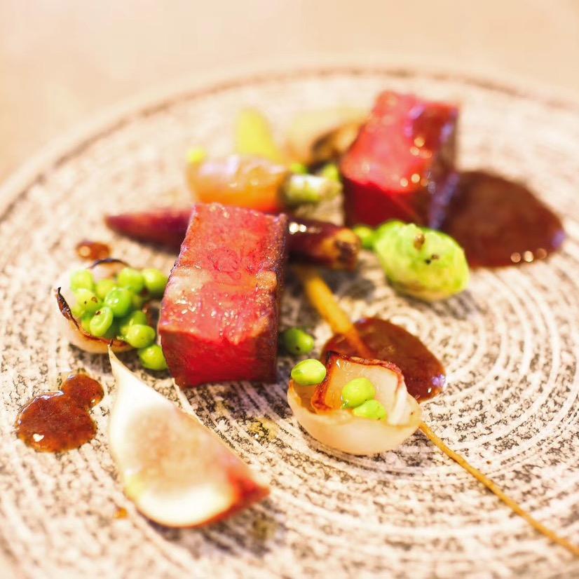 这个牛排吃七分