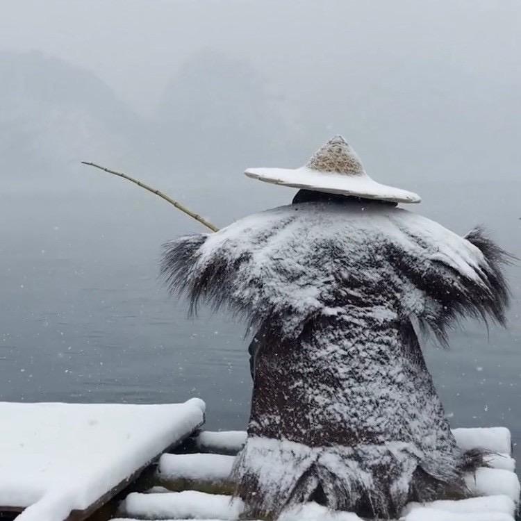 寒江暮雪