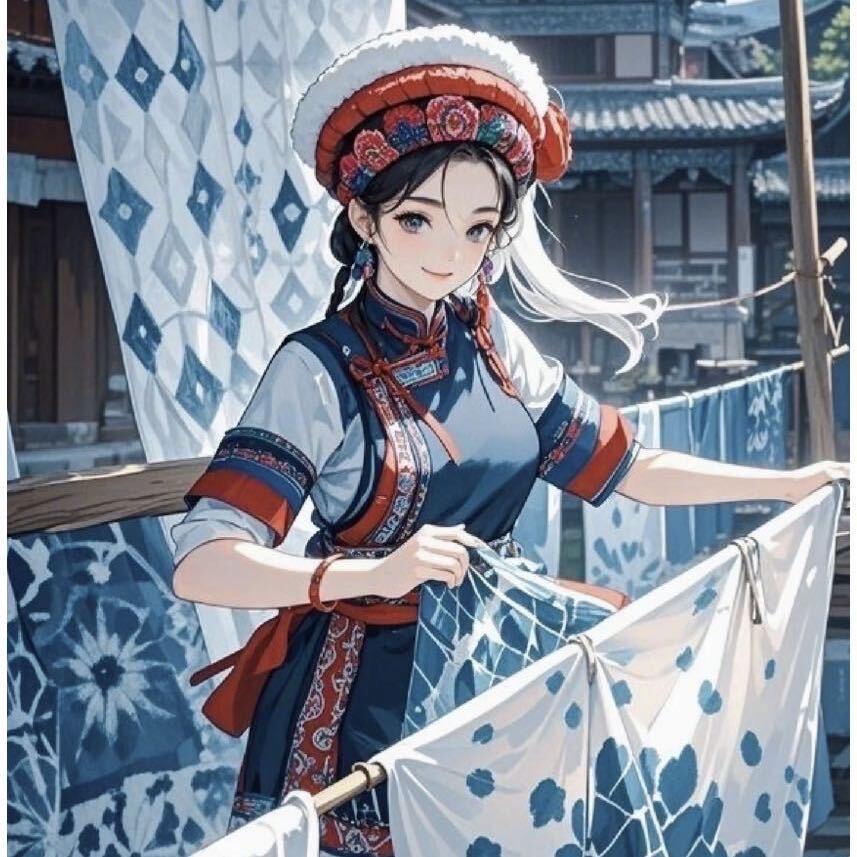 周城蓝桥风扎染坊