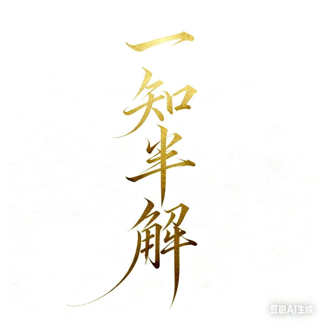 一知半解
