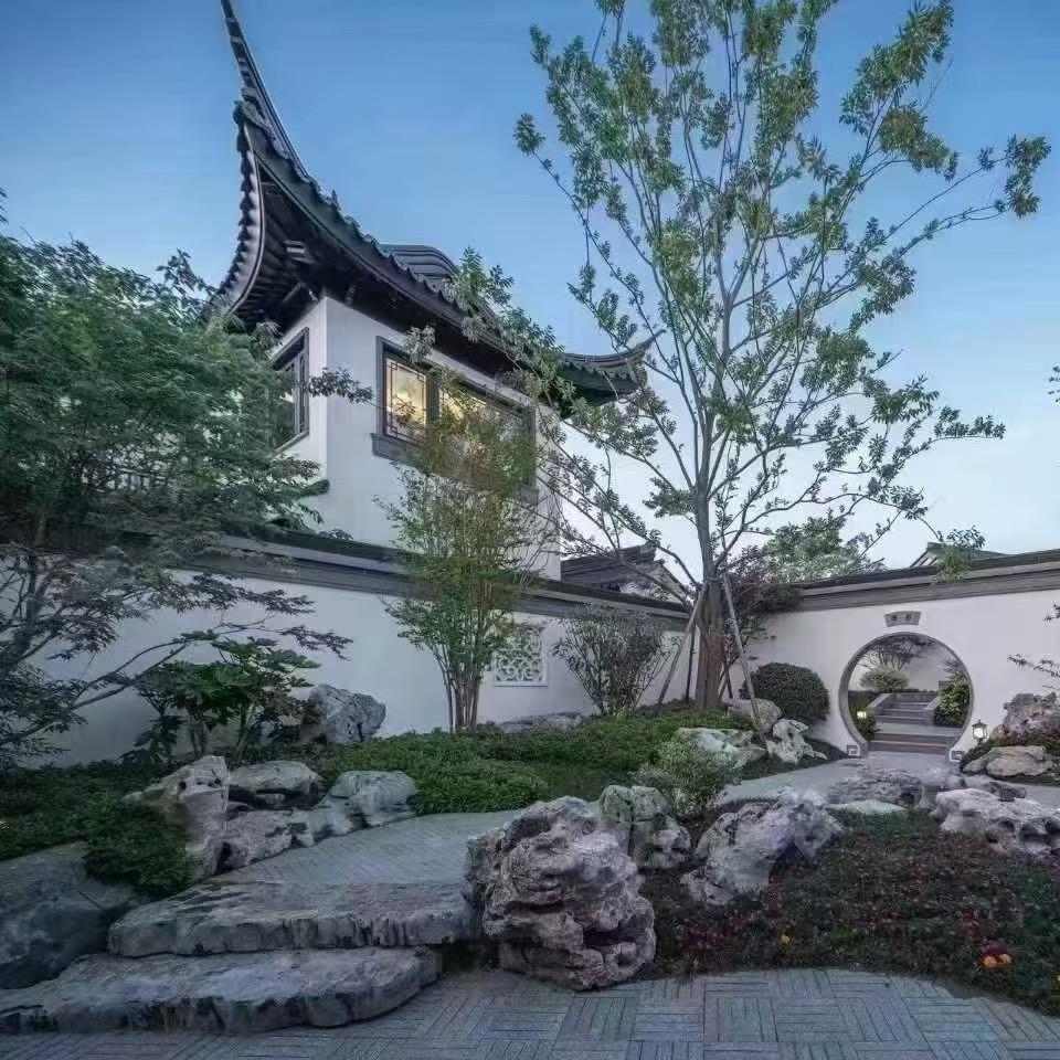 枫石假山鱼池-大毛乾