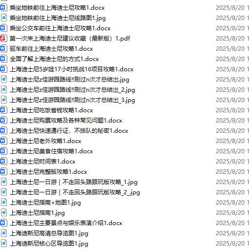 迪迪妮妮管家导览保姆级服务