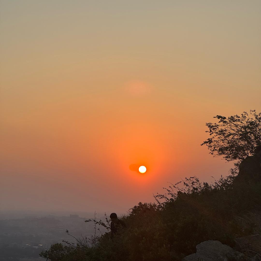 夕阳下等你